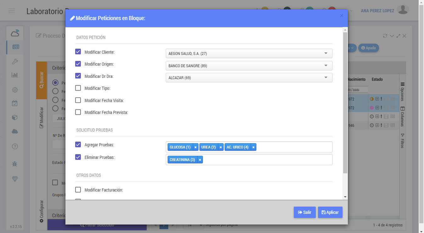 Change Petitions in blocks