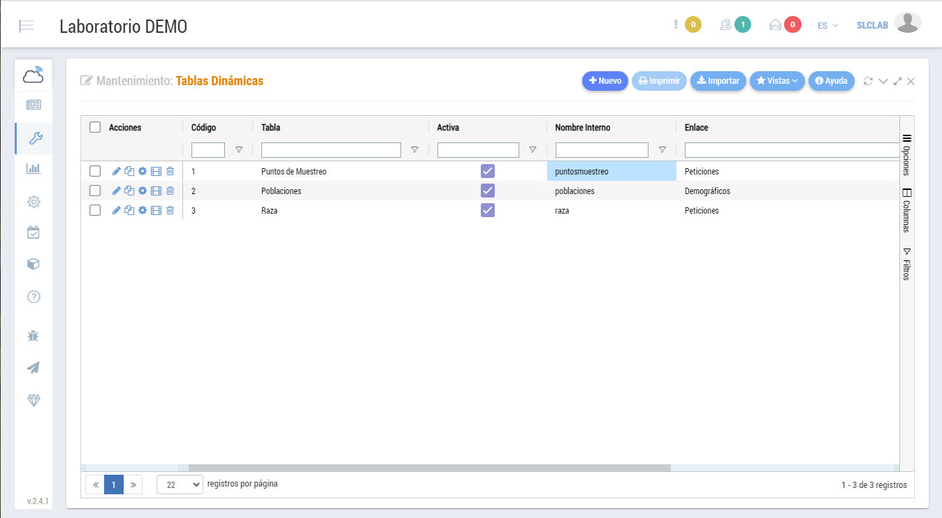 Dynamic Tables maintenance