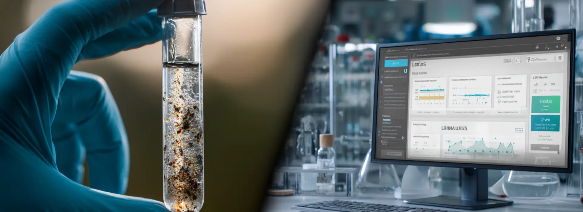 LIMS Activity Auditor displaying a complete traceability log in a water testing laboratory