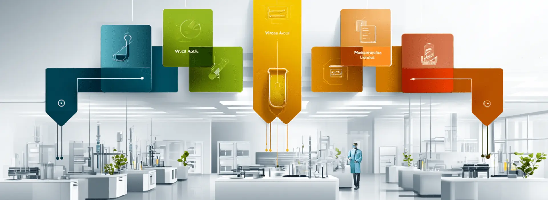 Traffic-light diagram representing the automated result validation flow in a food-safety LIMS