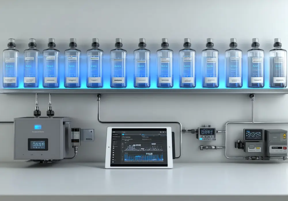 Laboratory instrumentation system connected to LIMS for ISO 17025 traceability