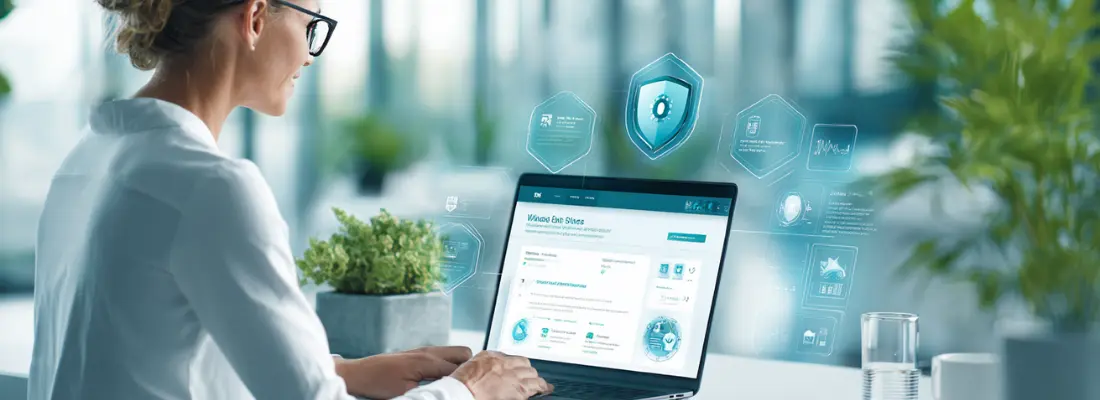Zendo LIMS security and permissions management panel shown on a laptop